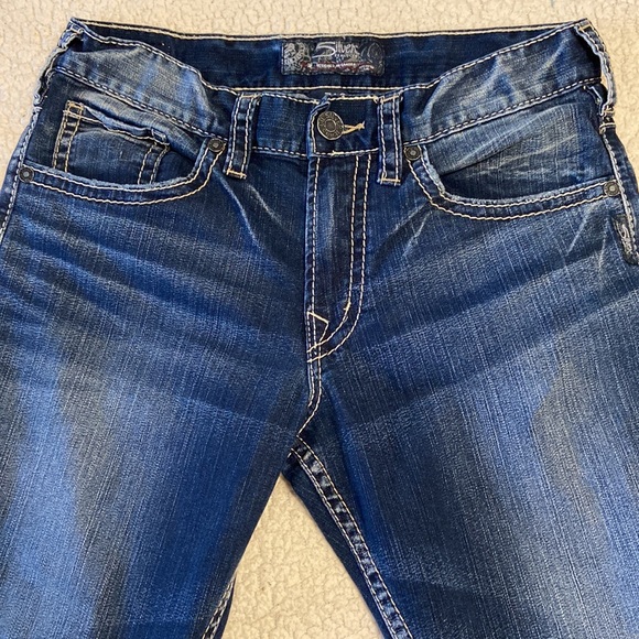 Silver Jeans - Mens - Zac Regular Boot Fit -Dark Wash - Size 31 x 30” - EUC - Picture 2 of 9